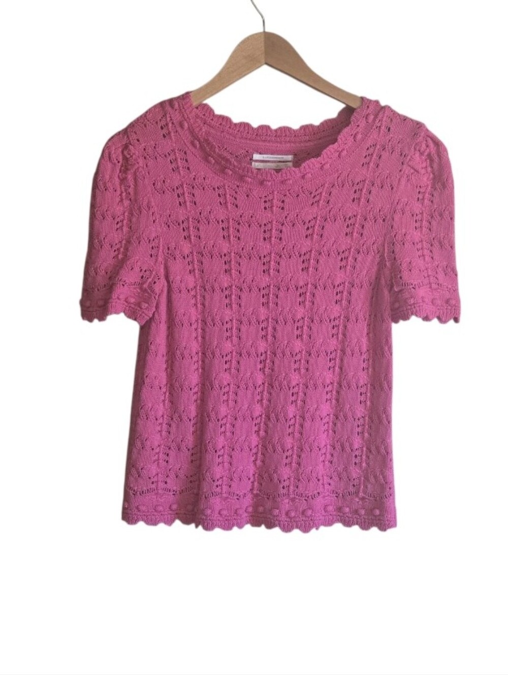By Anthropologie Knitted Pink Sweater